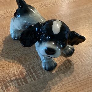 Black and White Cocker Spaniel Goebel
West Germany, mid century